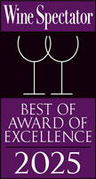 Wine Spectator, Best of Award of Excellence 2025 logo